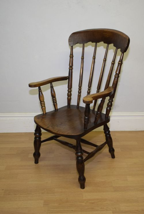 VICTORIAN WINDSOR COUNTRYKITCHEN ARMCHAIR - ADDITIONAL PHOTO 11