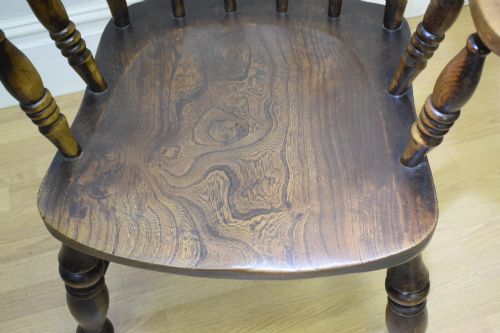 VICTORIAN WINDSOR COUNTRYKITCHEN ARMCHAIR - ADDITIONAL PHOTO 12