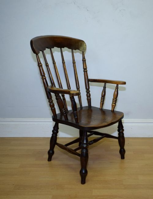 VICTORIAN WINDSOR COUNTRYKITCHEN ARMCHAIR - ADDITIONAL PHOTO 13