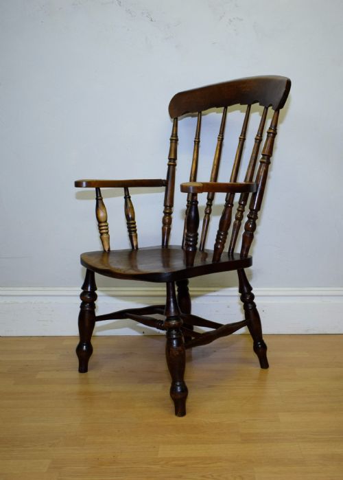 VICTORIAN WINDSOR COUNTRYKITCHEN ARMCHAIR - ADDITIONAL PHOTO 15