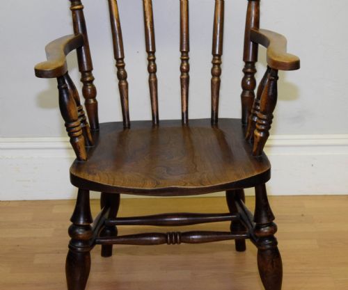 VICTORIAN WINDSOR COUNTRYKITCHEN ARMCHAIR - ADDITIONAL PHOTO 16