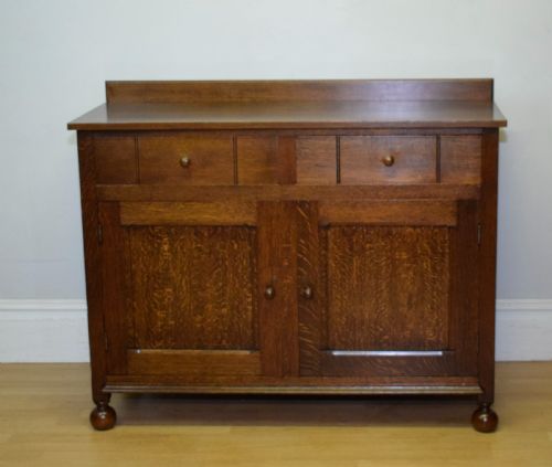 ARTS CRAFTS SIDEBOARD BY HEALS OF LONDON - ADDITIONAL PHOTO 6