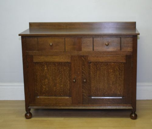 arts crafts sideboard by heals of london - CATEGORY: ANTIQUE SIDEBOARDS - DATED 1920