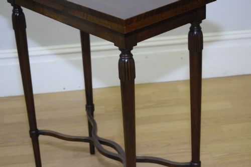 ANTIQUE WALNUT GAMES TABLE - ADDITIONAL PHOTO 11