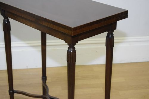 ANTIQUE WALNUT GAMES TABLE - ADDITIONAL PHOTO 12