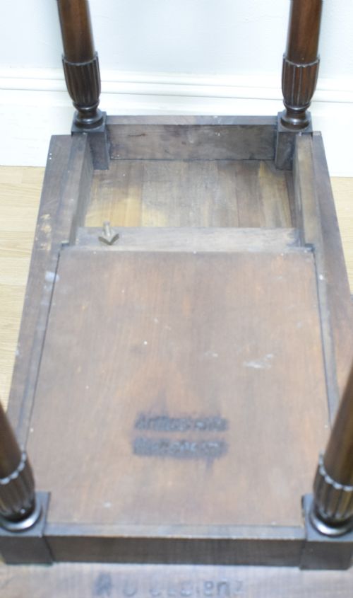 ANTIQUE WALNUT GAMES TABLE - ADDITIONAL PHOTO 23