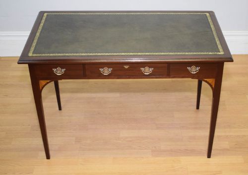 ANTIQUE EDWARDIAN WRITING TABLE - ADDITIONAL PHOTO 5