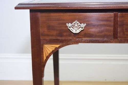 ANTIQUE EDWARDIAN WRITING TABLE - ADDITIONAL PHOTO 6
