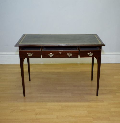 ANTIQUE EDWARDIAN WRITING TABLE - ADDITIONAL PHOTO 9