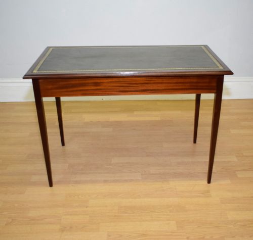 ANTIQUE EDWARDIAN WRITING TABLE - ADDITIONAL PHOTO 14