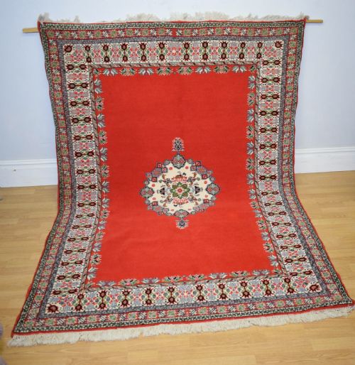 early 20th century moroccan wool carpet - CATEGORY: ANTIQUE RUGS - DATED 1930