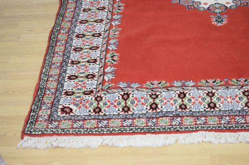 EARLY 20TH CENTURY MOROCCAN WOOL CARPET - ADDITIONAL PHOTO 7