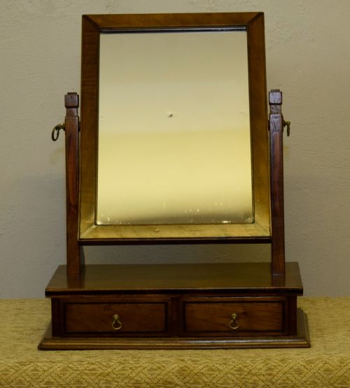 ANTIQUES ARTS CRAFTS SWING MIRROR - ADDITIONAL PHOTO 6