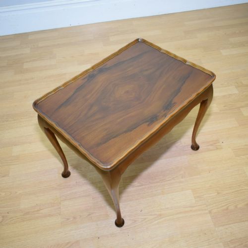 early 20th century walnut coffee table - CATEGORY: ANTIQUE TABLES - DATED 1930