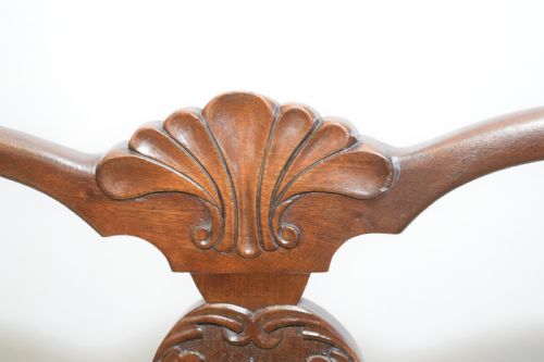 ANTIQUE QUEEN ANNE INLAID COUCH - ADDITIONAL PHOTO 16