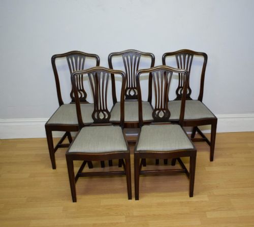 LATE VICTORIAN SET OF 6 DINING CHAIRS - ADDITIONAL PHOTO 1