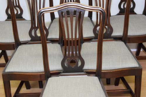 LATE VICTORIAN SET OF 6 DINING CHAIRS - ADDITIONAL PHOTO 5