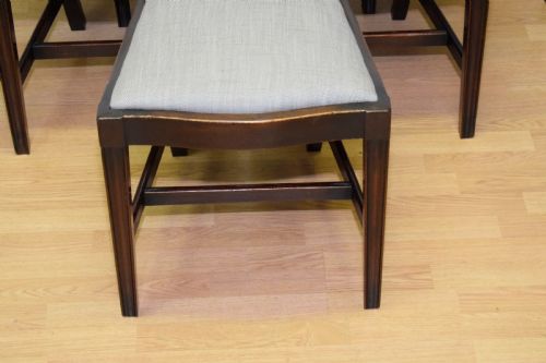 LATE VICTORIAN SET OF 6 DINING CHAIRS - ADDITIONAL PHOTO 7