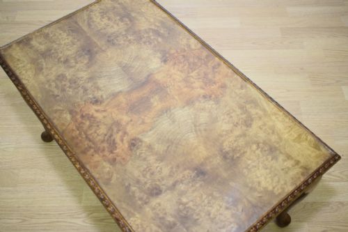 EARLY 20TH CENTURY WALNUT COFFEE TABLE - ADDITIONAL PHOTO 8