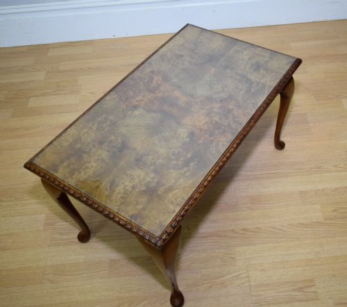 EARLY 20TH CENTURY WALNUT COFFEE TABLE - ADDITIONAL PHOTO 14