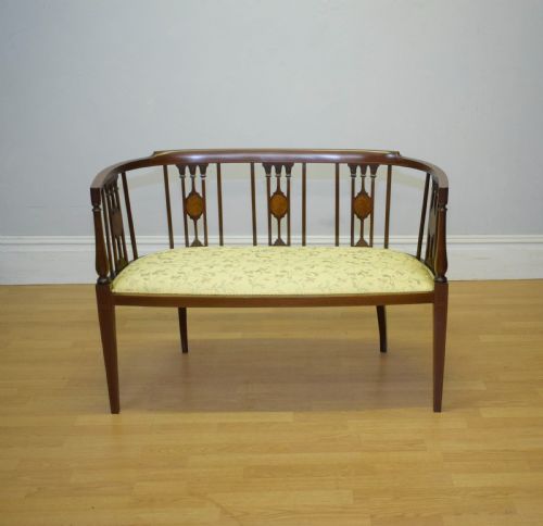 VICTORIAN INLAID COUCH - ADDITIONAL PHOTO 1