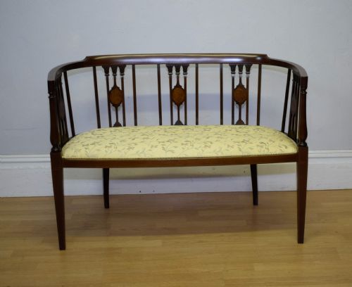 VICTORIAN INLAID COUCH - ADDITIONAL PHOTO 3
