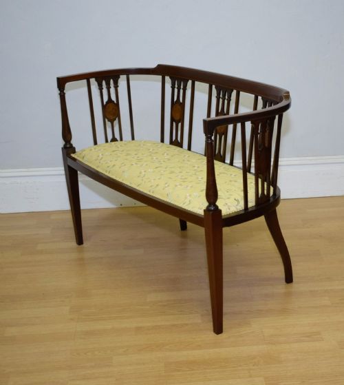 VICTORIAN INLAID COUCH - ADDITIONAL PHOTO 7