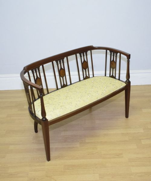 VICTORIAN INLAID COUCH - ADDITIONAL PHOTO 10