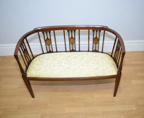 VICTORIAN INLAID COUCH - ADDITIONAL PHOTO 17