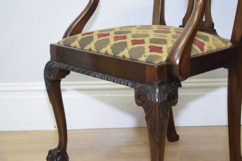 ANTIQUE CHIPPENDALE ARMCHAIR - ADDITIONAL PHOTO 10