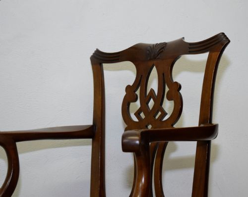 ANTIQUE CHIPPENDALE ARMCHAIR - ADDITIONAL PHOTO 12