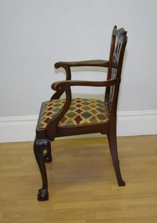 ANTIQUE CHIPPENDALE ARMCHAIR - ADDITIONAL PHOTO 13
