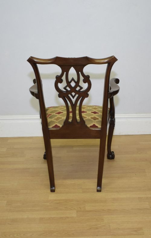 ANTIQUE CHIPPENDALE ARMCHAIR - ADDITIONAL PHOTO 14