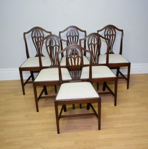 antique set of 6 dining chairs - CATEGORY: ANTIQUE CHAIRS - DATED 1900