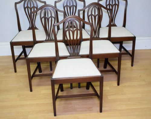 ANTIQUE SET OF 6 DINING CHAIRS - ADDITIONAL PHOTO 3