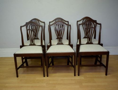 ANTIQUE SET OF 6 DINING CHAIRS - ADDITIONAL PHOTO 6