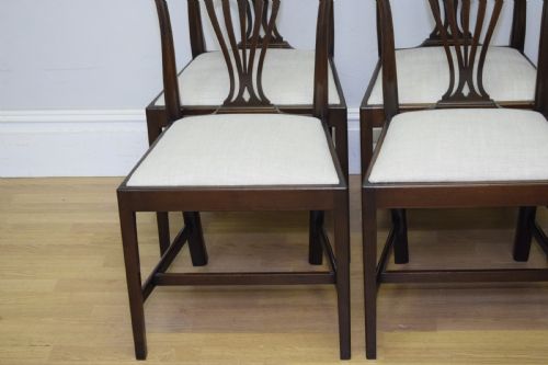 ANTIQUE SET OF 6 DINING CHAIRS - ADDITIONAL PHOTO 11