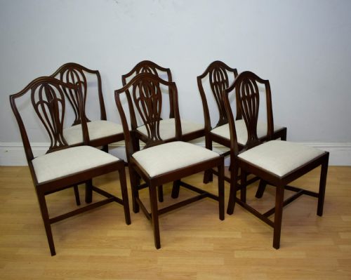 ANTIQUE SET OF 6 DINING CHAIRS - ADDITIONAL PHOTO 12