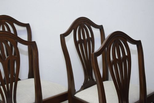 ANTIQUE SET OF 6 DINING CHAIRS - ADDITIONAL PHOTO 13