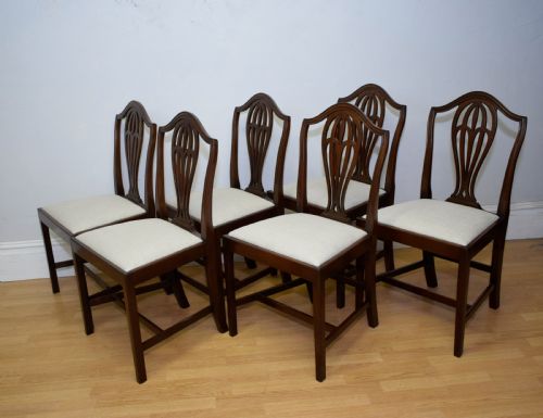 ANTIQUE SET OF 6 DINING CHAIRS - ADDITIONAL PHOTO 16