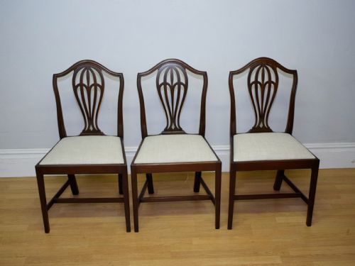 ANTIQUE SET OF 6 DINING CHAIRS - ADDITIONAL PHOTO 17