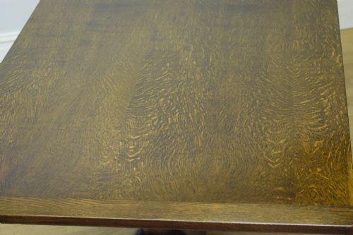 ANTIQUE REFECTORY OAK TABLE - ADDITIONAL PHOTO 4