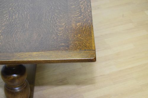 ANTIQUE REFECTORY OAK TABLE - ADDITIONAL PHOTO 5