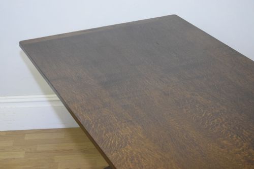 ANTIQUE REFECTORY OAK TABLE - ADDITIONAL PHOTO 8