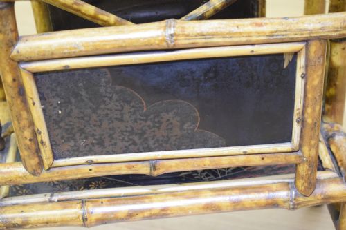 VICTORIAN BAMBOO MAGAZINE NEWSPAPER RACK - ADDITIONAL PHOTO 11