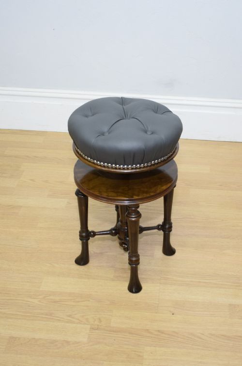 VICTORIAN PIANO STOOL - ADDITIONAL PHOTO 8