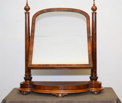 LARGE VICTORIAN DRESSING MIRROR - ADDITIONAL PHOTO 1