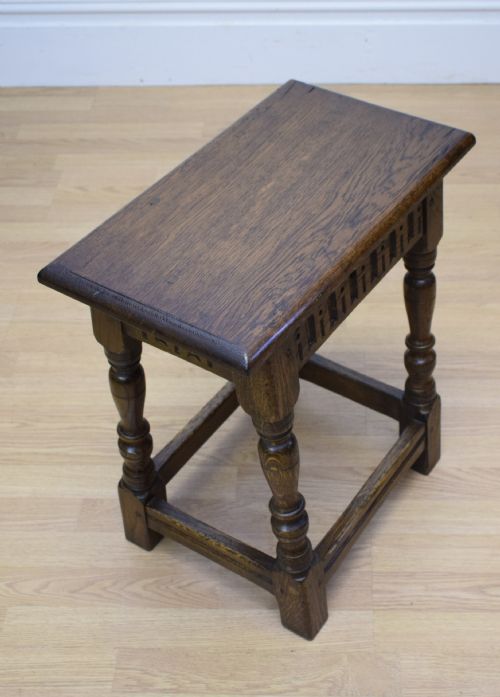 EARLY 20TH CENTURY OAK JOINT STOOL - ADDITIONAL PHOTO 12
