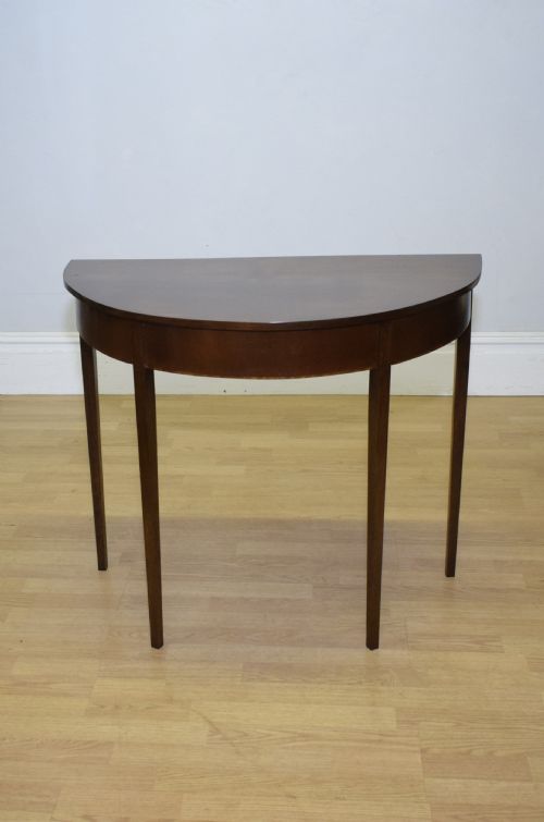 GEORGIAN DEMI LUNE TABLE - ADDITIONAL PHOTO 1
