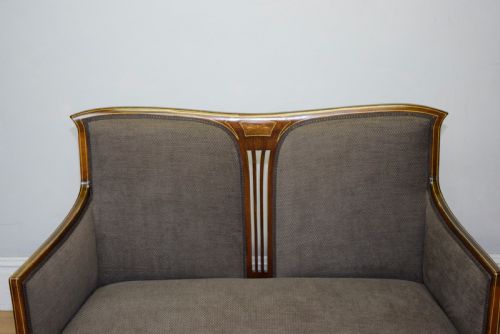 COUCH SOFA SETTEE VICTORIAN INLAID - ADDITIONAL PHOTO 8